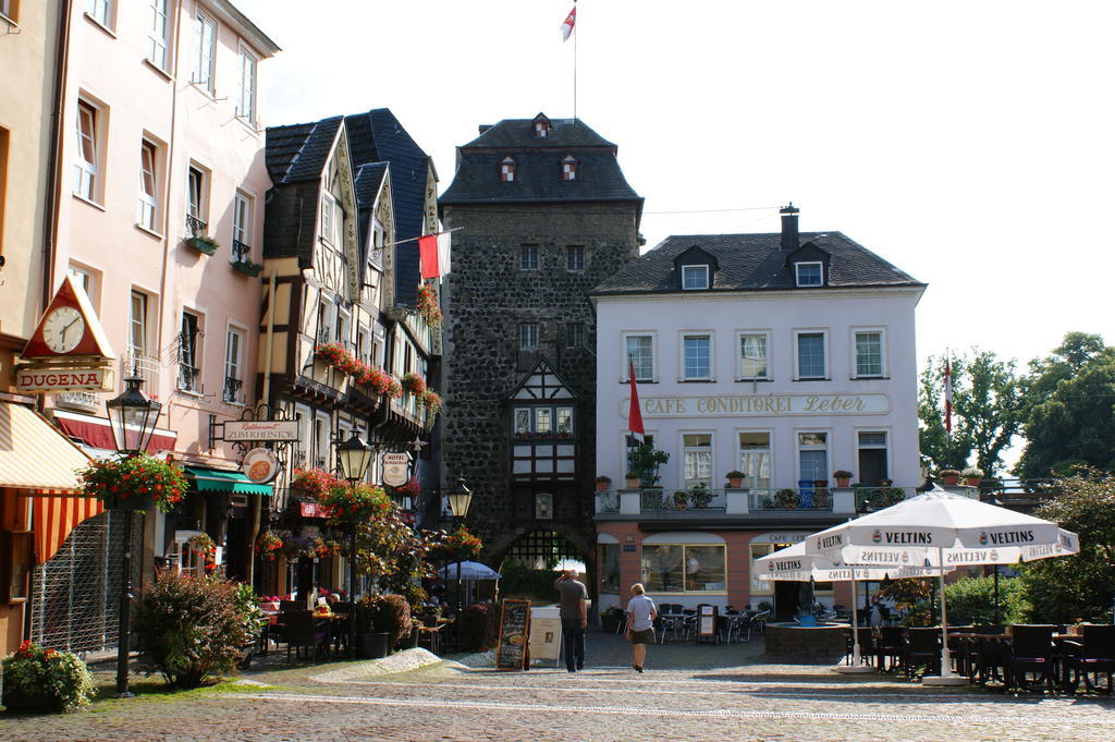 The Burgklause Boutique Hotel Linz am Rhein Esterno foto